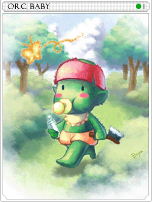   Fable.RO PVP- 2024 -   - Orc Baby Card |    Ragnarok Online  MMORPG  FableRO:   Baby Wizard,  ,  ,   